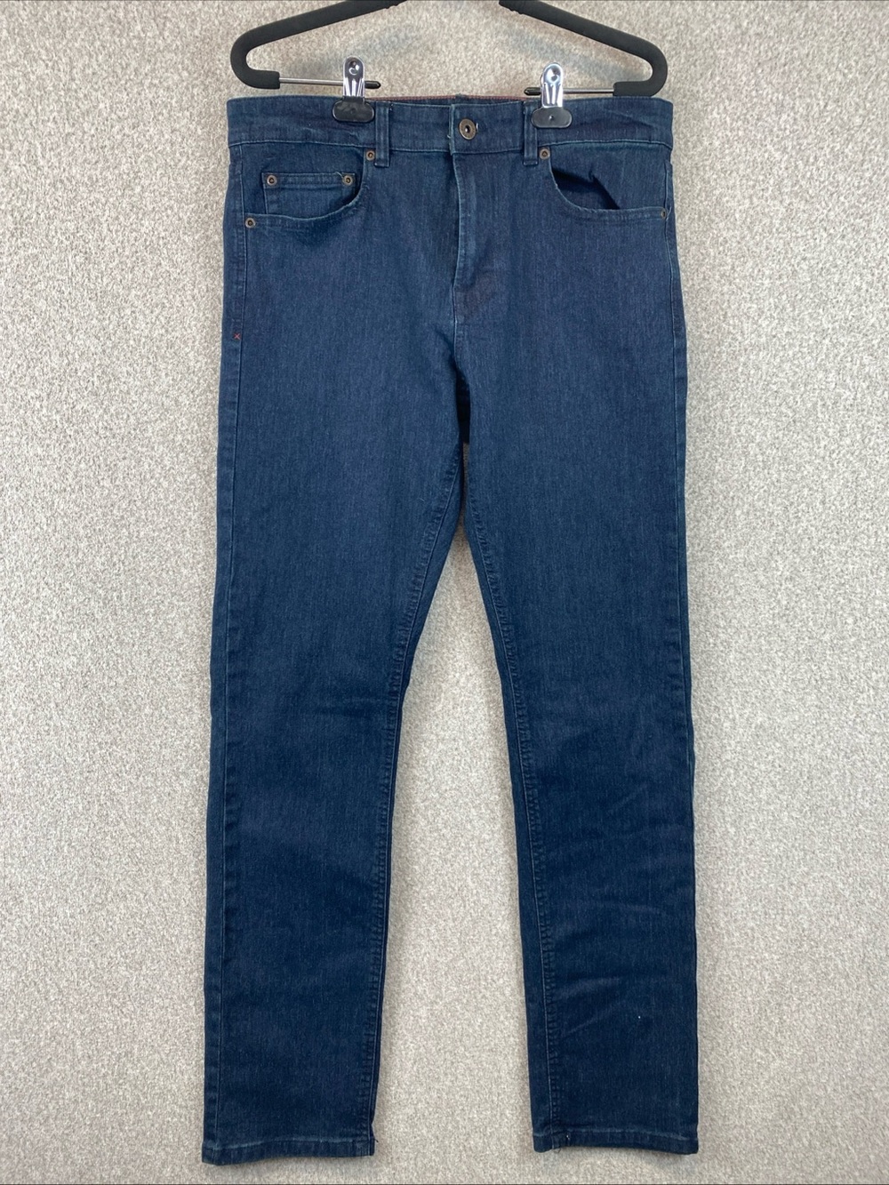 Jachs New York Straight Leg jeans Mens 32x30 Dark Wash Cotton Spandex